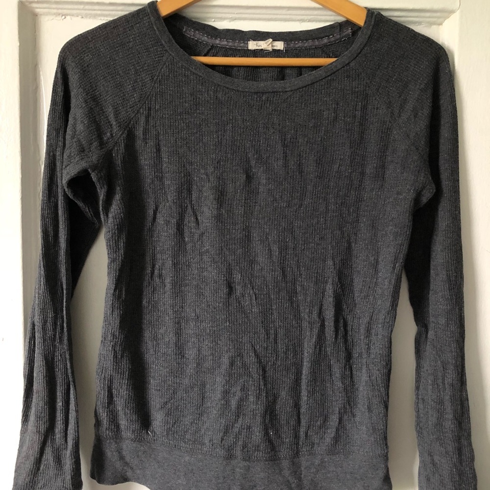 waffle knit tee